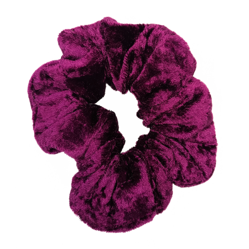 Grape Velvet Scrunchie