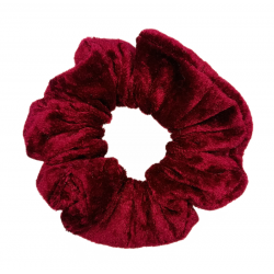 Wine Velvet Scrunchie