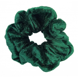 Bottle Green Velvet Scrunchie