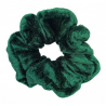 Bottle Green Velvet Scrunchie