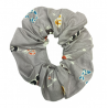 Glow in the Dark Grey Horoscope Scrunchie