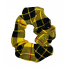 Yellow Tartan Scrunchie