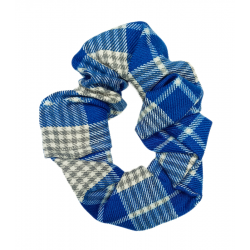 Blue and White Tartan...