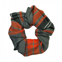 Orange and Grey Tartan...