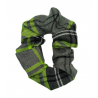 Lime and Grey Tartan Scrunchie