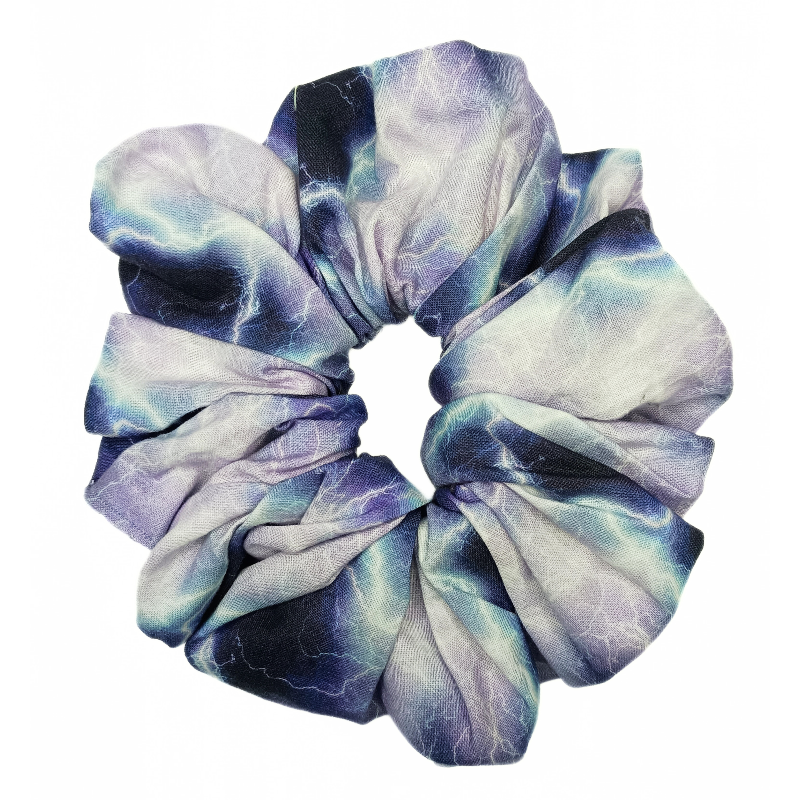 Purple Lightning Mega Scrunchie