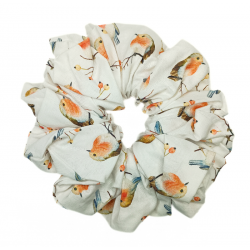 Christmas Robin Mega Scrunchie