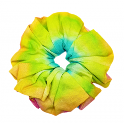 Rainbow Watercolour Mega Scrunchie