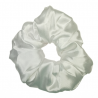 Satin White Mega Scrunchie