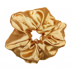 Satin Gold Mega Scrunchie