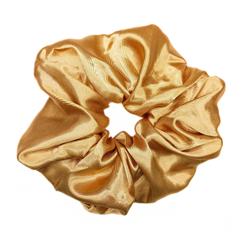 Satin Gold Mega Scrunchie