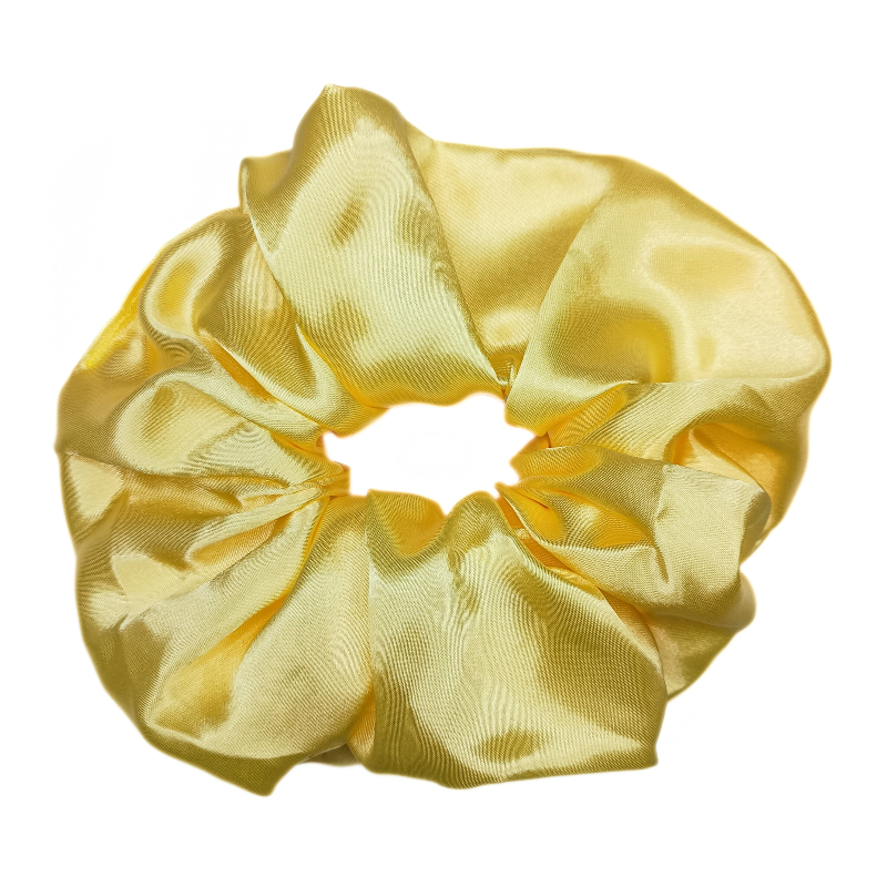 Satin Light Gold Mega Scrunchie