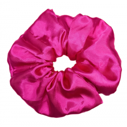 Satin Cerise Mega Scrunchie