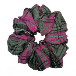 Magenta and Grey Tartan...