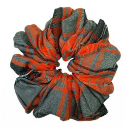 Orange and Grey Tartan Mega...