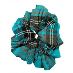 Turquoise and Grey Tartan...