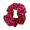 Pink Disco Spot Mini Scrunchie