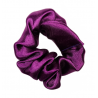 Lollipop Purple Satin Mini Scrunchie