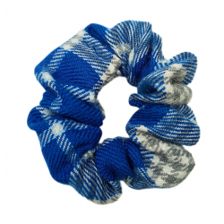 Blue And White Tartan Mini...