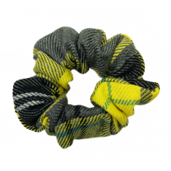 Yellow and Grey Tartan Mini...