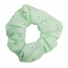 Mint Broderie Anglaise Scrunchie