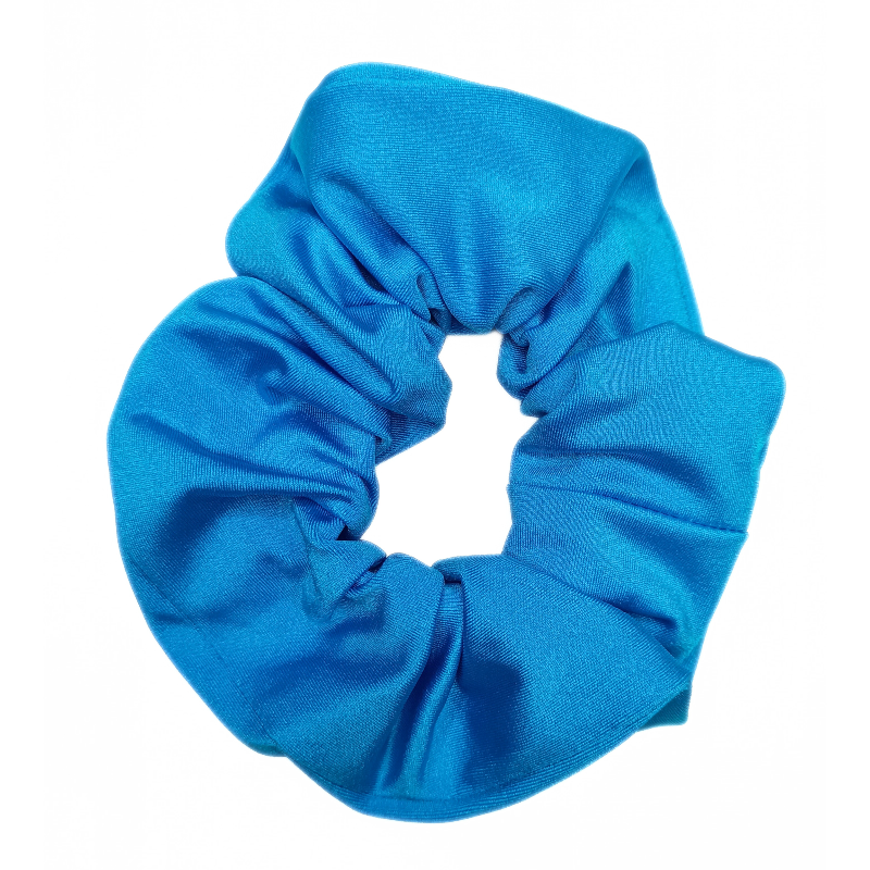 Peacock Blue Swim Scrunchie