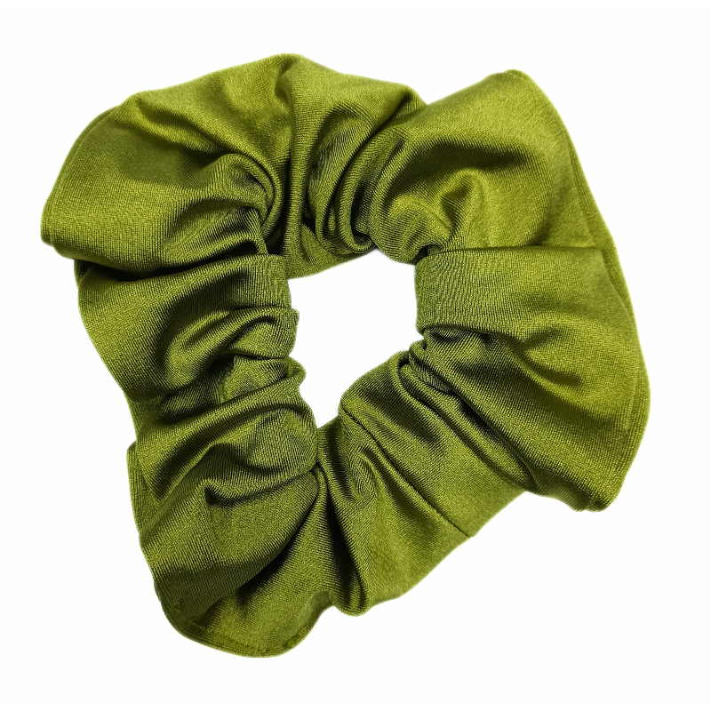 Olive Green Swim Scrunchie