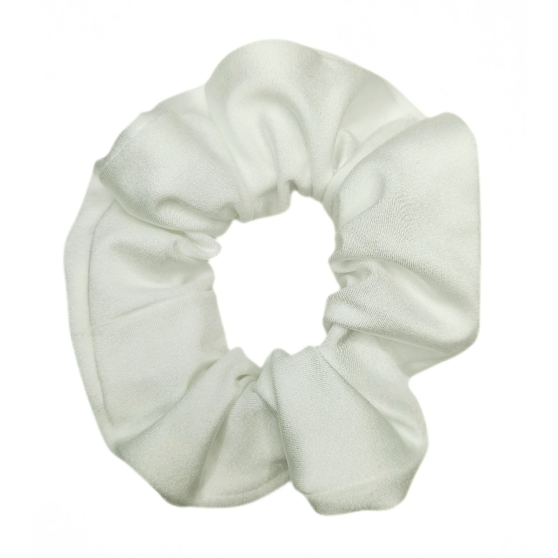 White Swim Scrunchie