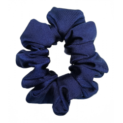 Navy Swim Scrunchie