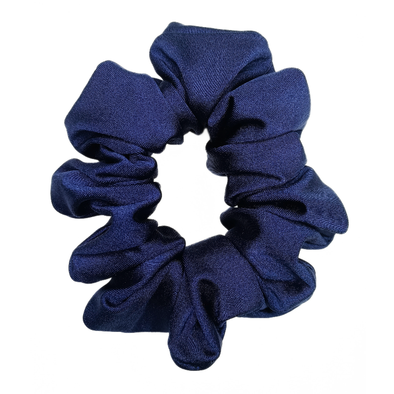 Navy Swim Scrunchie