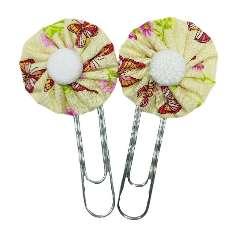 Paperclip Bookmark - Yellow Butterfly