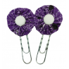 Paperclip Bookmark - Purple Spider