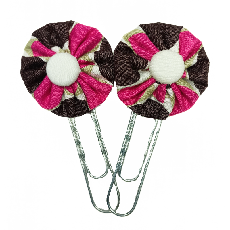 Paperclip Bookmark - Magenta & Black Spot