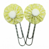 Paperclip Bookmark - Lemon Yellow Floral