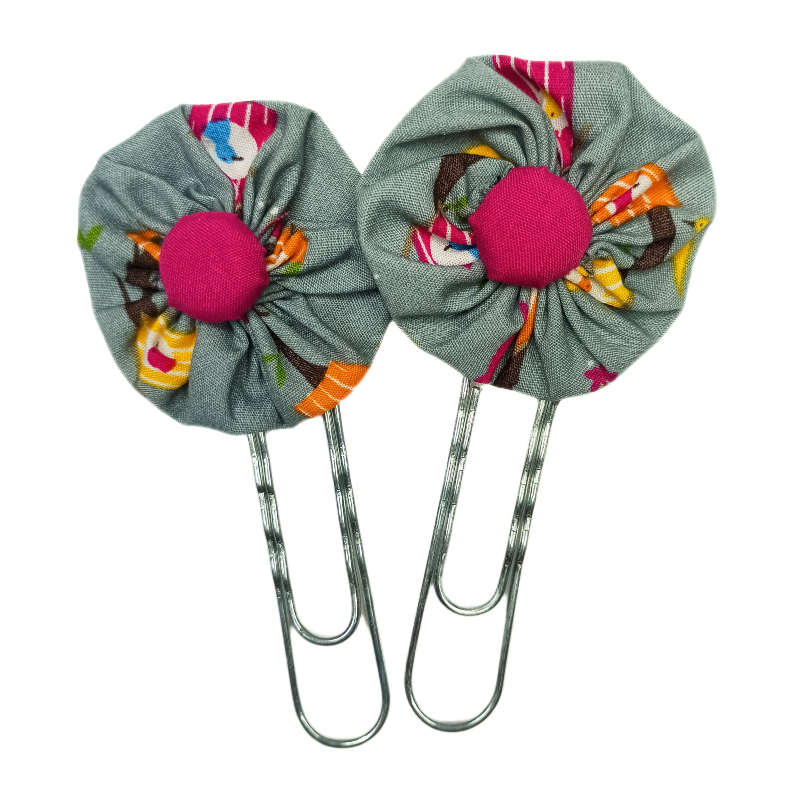 Paperclip Bookmark - Grey Bird