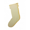Personalised Wooden Stocking Christmas Decoration