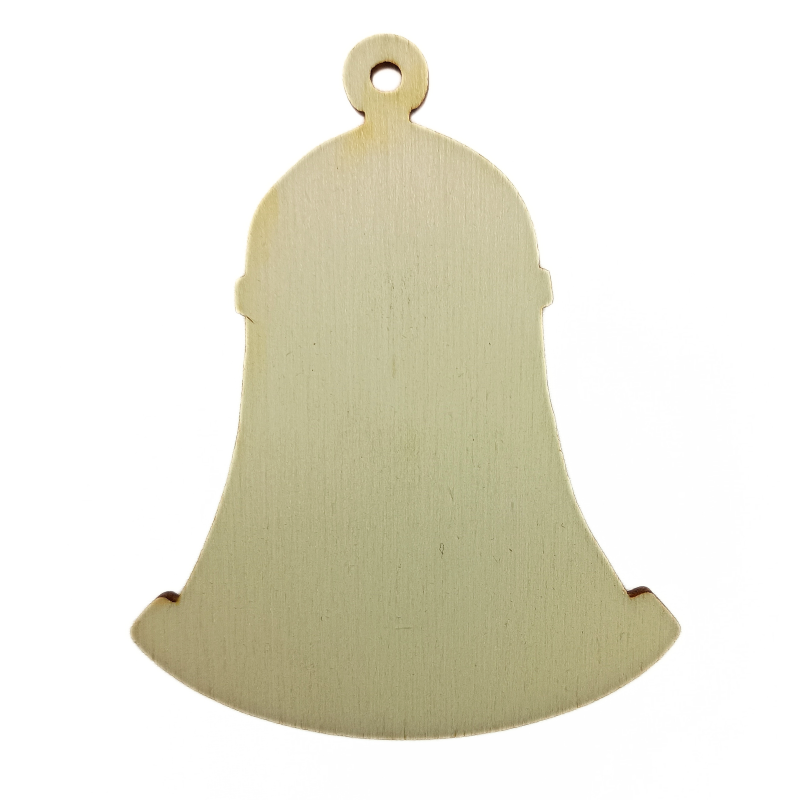 Personalised Wooden Bell Christmas Decoration