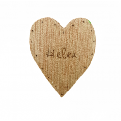 Personalised Heart Badge