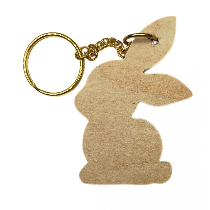 Personalised Rabbit Keyring 2