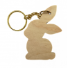 Personalised Rabbit Keyring 2