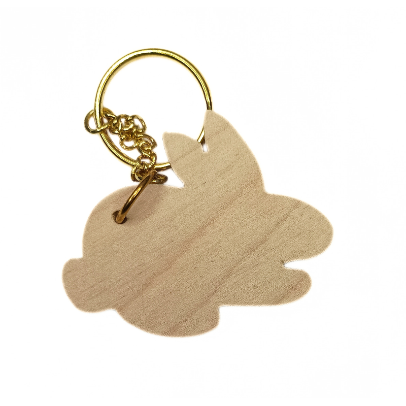 Personalised Rabbit Keyring 1