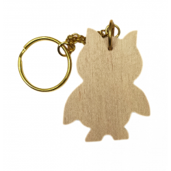 Personalised Owl Keyring 3