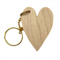 Personalised Heart Keyring