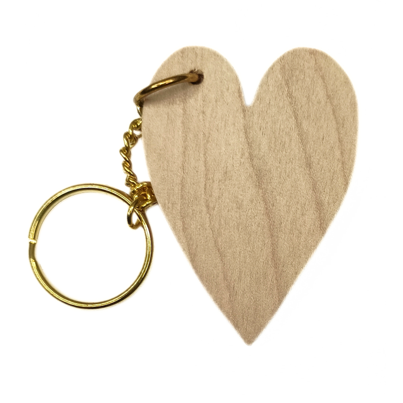 Personalised Heart Keyring