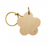 Personalised Flower Keyring