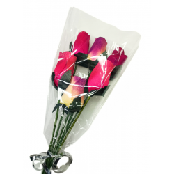 Wooden Rose Bouquet - Pink...
