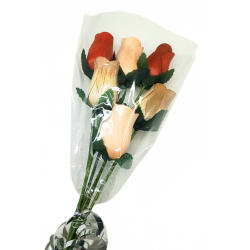 Wooden Rose Bouquet -...