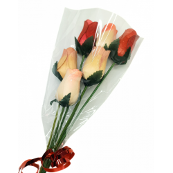 Wooden Rose Bouquet -...