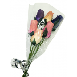 Wooden Rose Bouquet -...