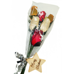 Christmas Wooden Rose...